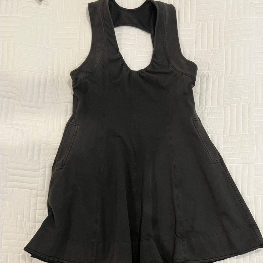 Anthropologie Grey Sleeveless Dress